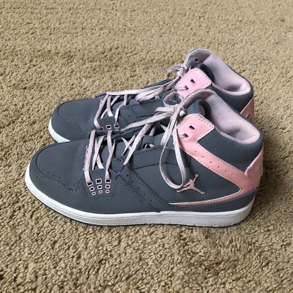 Nike Air Jordan 23 Flight Girls Youth Pink Grey - Picture 9 of 10